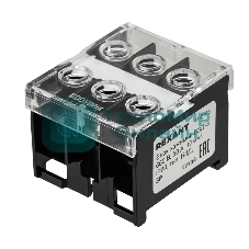 Блок зажимов клеммный Rexant БЗД 3х-полюсный 10,0 мм2 50A на DIN-рейку