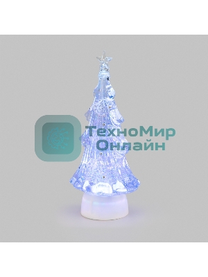 Фигура на подставке Neon-night Елочка 15x21x31 см, питание 3xАА и провод USB