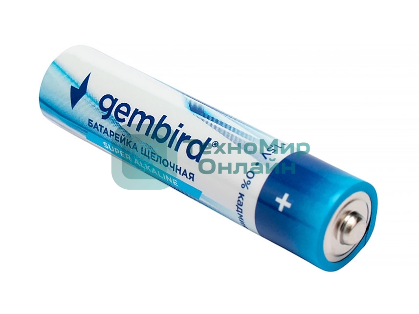 Батарейки щелочные/алкалиновые Gembird GB-LR03-40B, тип AAA, 40шт, коробка