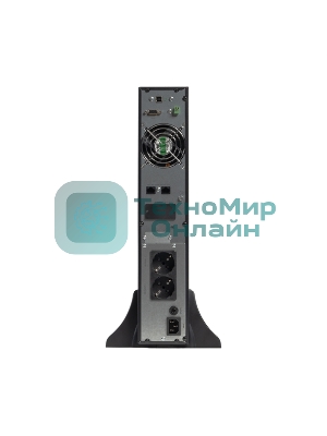 Источник бесперебойного питания Бастион 8762 SKAT-UPS 1000-RACK-ON P3 - 1000 Вт, On-Line, синус, внешн. АКБ 24В, 2хSchuko