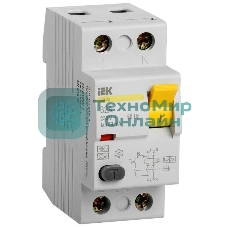 Выключатель дифференциального тока (УЗО) IEK MDV11-2-032-030 ВД1-63 2Р 32А 30мА тип А IEK