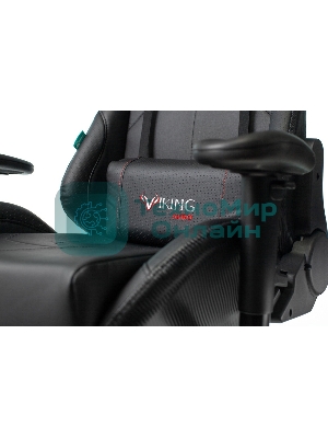 Кресло игровое Бюрократ VIKING 5 AERO BLACK EDITION черный искусственная кожа