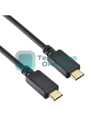 Кабель Buro PD15W USB Type-C (m) USB Type-C (m) 1м черный