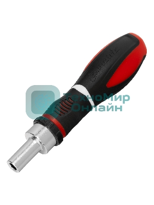 Отвертка реверсивная Matrix, набор бит, 11 шт., CrV