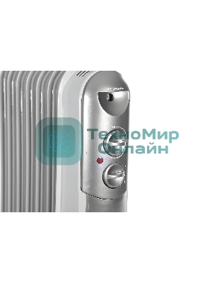 Обогреватель масляный Ресанта ОМПТ-7Н (7 секций) белый, 1500 Вт, 15 м2, термостат 67/3/3