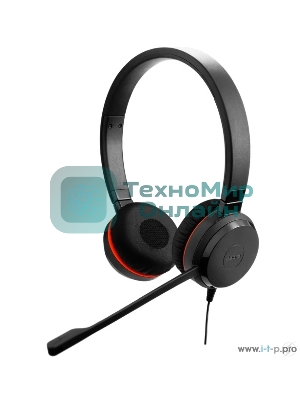 Гарнитура Jabra Evolve 20 SE Stereo MS чёрный, проводная, USB