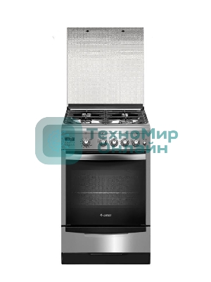 Плита газовая Gefest ПГ 5100-04 0004 серебристый, конфорок 4 шт, духовка 52 л, 50 см x 85 см x 58.5 см