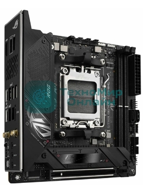 Материнская плата ASUS ROG STRIX B650E-I GAMING WIFI, AM5, AMD B650, 2xDDR5, 2xSATA, 2xM.2, 1xPCIe 5.0 x16, 1xHDMI, 1x 2.5Gb LAN, 4xUSB-A 3.2 Gen 2, 1xUSB-A 3.2 Gen 1, 1xUSB-C 3.2 Gen 2x2, 3x3.5 мм, 7.1, Mini-ITX