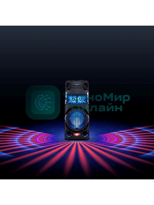 Минисистема Sony MHC-V43D черный/CD/CDRW/DVD/DVDRW/FM/USB/BT