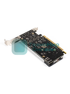 Контроллер ExeGate EXE-322 (PCI-E x16 v3.0, 2*20Gbps (USB3.2 GEN2x2) Type-C ext., ASMedia Chipset ASM3242)