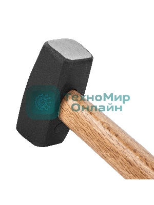 Кувалда Sparta 2000 г, кованая головка, деревянная двухцветная рукоятка