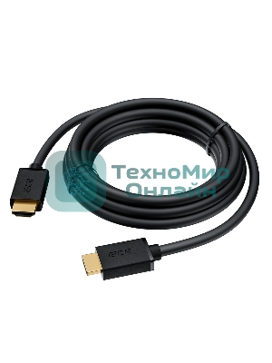 Кабель синхронизации Greenconnect GCR-55269 7.0m HDMI 2.0, XLPE, Outdoor, Ultra HD, 4K 60Hz, 18.0 Гбит/с, HDR 4:4:4, 3D, черный, 2 Х экран, армирование
