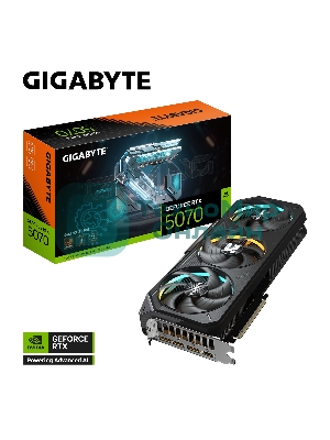 Видеокарта Gigabyte PCI-E GV-N5070GAMING OC-12GD 1.0 NVIDIA GeForce RTX 5070 12Gb 192bit GDDR7 2805/28000 HDMIx1 DPx3 HDCP Ret