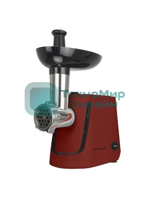 Мясорубка электрическая АКСИНЬЯ КС-2000 черный, 2000 Вт, 1.7 кг/мин, реверс, защита от перегрузки, насадки - 4