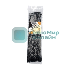 Хомут-стяжка кабельная нейлоновая PROconnect 400 x4,8 мм, черная, упаковка 100 шт.