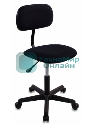 Кресло Бюрократ CH-1201NX черный, ткань, 100 кг