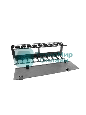 Органайзер кабельный горизонтальный с пластиковыми пальцами 19