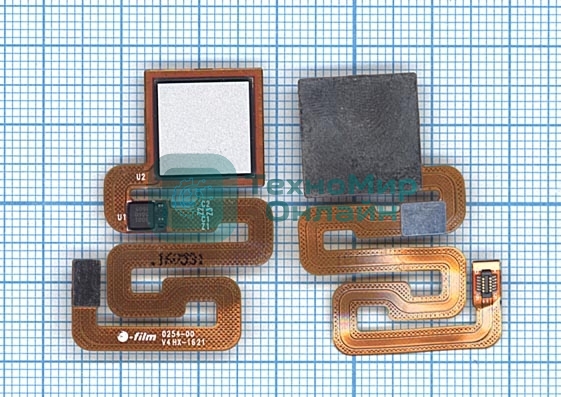 Шлейф со сканером отпечатка пальца для Xiaomi Redmi 4x белый