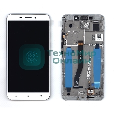 Дисплей для Asus ZenFone 3 Laser ZC551KL белый с рамкой