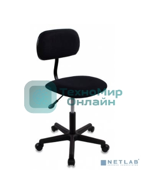 Кресло Бюрократ CH-1201NX черный, ткань, 100 кг