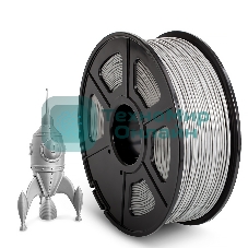 Филамент NVPrint ABS Silver для 3D печати диаметр 1.75мм длина 330 метров масса 1 кг