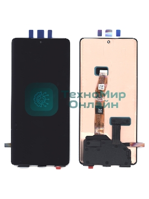 Дисплей (модуль) для Huawei Honor X9a в сборе с тачскрином, черный