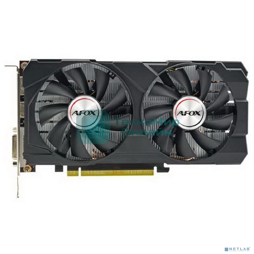 Видеокарта Afox Geforce GTX 1660 TI 6Gb GDDR6 192BIT DP DVI HDMI ATX DUAL FAN RETAIL PACK AF1660TI-6144D6H4