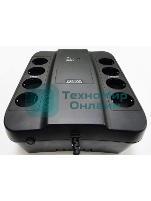 Источник бесперебойного питания Powercom Spider SPD-550U LCD 330Вт 550ВА черный