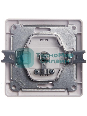 Механизм розетки TV 1-м СП Glossa проходной 4DB белый SchE GSL000192