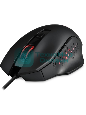 Мышь проводная Redragon Gainer черный, 3200 dpi, USB, кнопки - 6