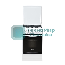 Плита комбинированная Gefest ПГЭ 5102-02 белый, конфорок 4 газовых, духовка 55 л, 50 см x 85 см x 58.5 см