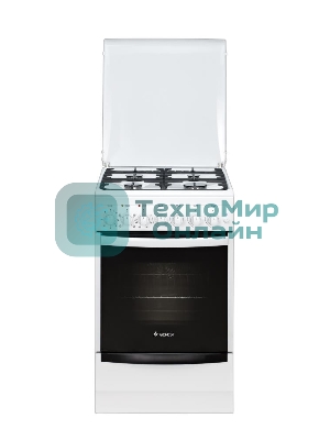 Плита комбинированная Gefest ПГЭ 5102-02 белый, конфорок 4 газовых, духовка 55 л, 50 см x 85 см x 58.5 см