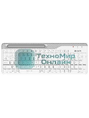 Клавиатура беспроводная A4Tech Fstyler FBK25, USB, Bluetooth/Радиоканал, белый/серый