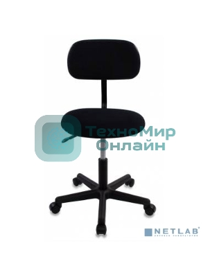 Кресло Бюрократ CH-1201NX черный, ткань, 100 кг