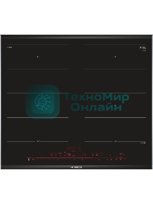 Индукционная варочная панель Bosch PXX675DV1E черный