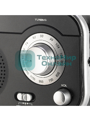 Радиоприемник Vitek VT-3593 (BK) Выходная мощность 1 вт. Динамики 1.Тип батареек UM-2/C