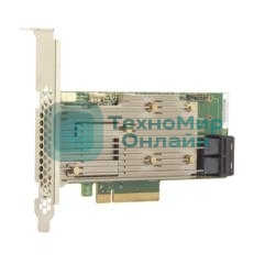 Контроллер LSI HBA 9460-8i SGL, 8-port int., 12Gb/s, SAS/SATA/PCIe (NVMe), RAID 0/1/5/6/10/50/60, Cache 2Gb DDR4, PCIe 3.1