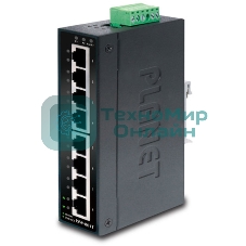 Коммутатор IGS-801T индустриальный неуправляемыйIP30 Slim type 8-Port Industrial Gigabit Ethernet Switch (-40 to 75 degree C)
