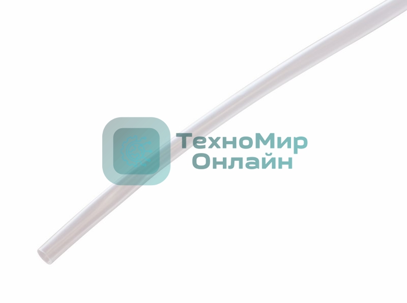 Термоусаживаемая трубка Rexant 6,0/3,0 мм, прозрачная, упаковка 50 шт. по 1 м