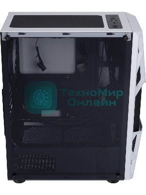 Компьютерный корпус AeroCool/Formula CL-3303W RGb белый без БП ATX 6x120мм 2xUSB 2.0 1xUSB 3.0 audio bott PSU