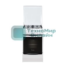 Плита комбинированная Gefest ПГЭ 5102-03 0023 белый, конфорок 4 газовых, духовка 55 л, 50 см x 85 см x 58.5 см