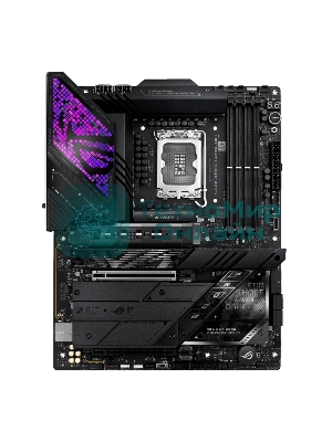 Материнская плата ASUS ROG STRIX Z890-E GAMING WIFI, LGA 1851, Intel Z890, 4xDDR5, 4xSATA, 7xM.2, 1xPCIe 5.0 x16, 1xPCIe 4.0 x16, 1xHDMI, 1xDP, 2xUSB-C Thunderbolt 4, 7xUSB-A 3.2 Gen 2, 3xUSB-A 3.2 Gen 1, 2xUSB-C 3.2 Gen 2x2, 1x 5Gb LAN, 2x3.5 мм, 7.1, ATX