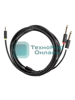 Кабель-адаптер 3.5ST(M)/2X6.35 ST(M), 3м, Telecom PRO TAV6168-3M