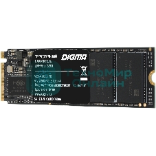 Накопитель SSD Digma Mega M2, 2048 Gb, PCIe 3.0 x4, M.2 2280, NVMe, R/W 3300/3000