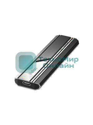 Внешний SSD Netac ZX10, 500 Gb, USB 3.2 Gen 2 Type-C, R/W 1050/1050, черный