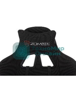 Кресло Zombie Carry черный, экокожа, подголовник