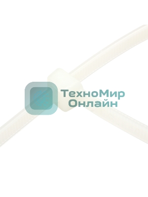 Хомут-стяжка кабельная нейлоновая PROconnect 400 x4,8 мм, белая, упаковка 100 шт.