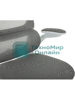 Кресло Бюрократ Sigma WH 1 серый, сетка