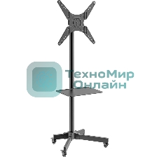 Мобильная стойка напольная Kromax OMEGA-16 черный для TV 26