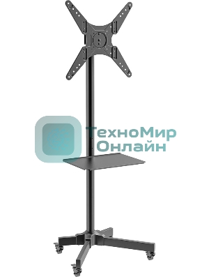 Мобильная стойка напольная Kromax OMEGA-16 черный для TV 26
